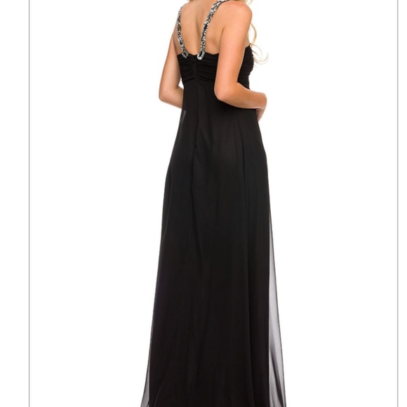 NWT NOX NARIANNA Women’s Embellished VNeck Chiffon - Picture 4 of 8